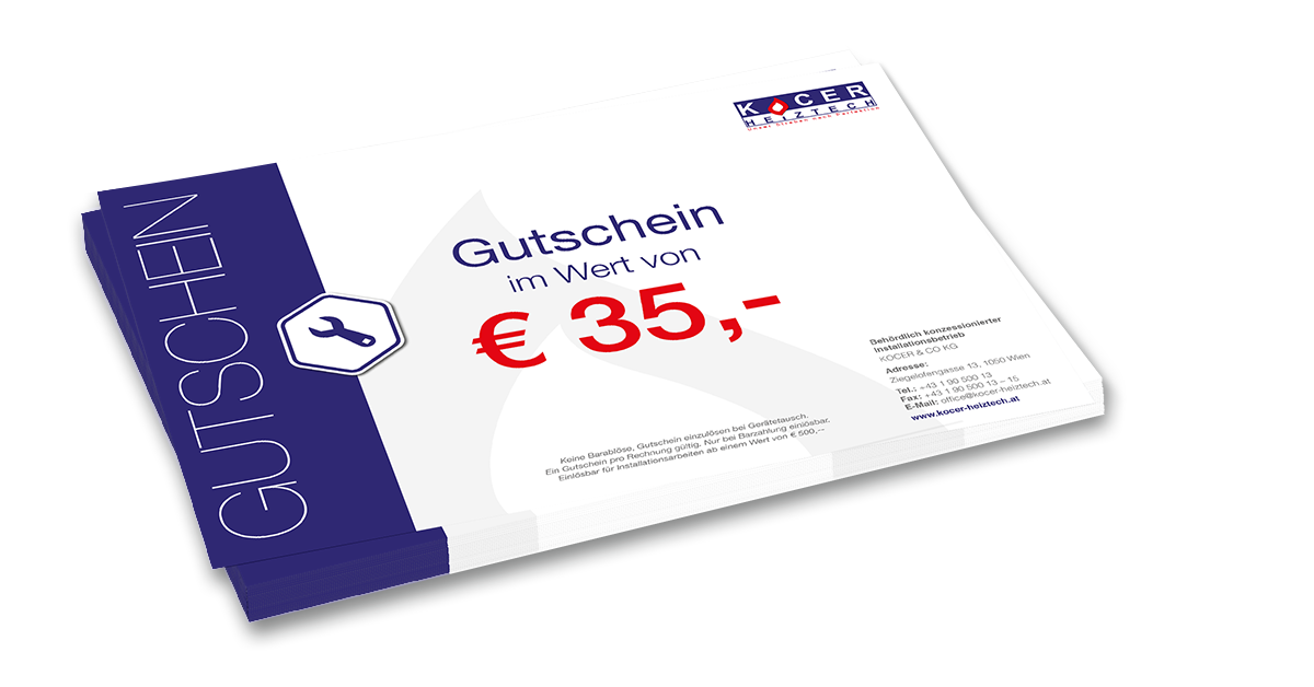 Thermenwartung Gutschein 35€